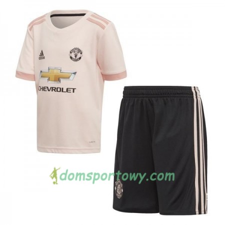 Koszulka Manchester United Dziecięcy Wyjazdowe Koszulki Piłkarskie 2018-2019 Krótki Rękaw